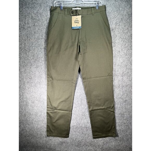 Tilley Wanderer Humboldt Pants Wanderer Collection Olive Size 32 NWT Gorpcore - Picture 1 of 10